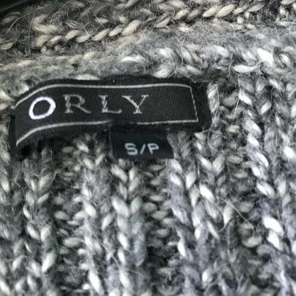 Orly-  Grey Assymetrical Open Cardigan - 3/25$ - Picture 6 of 7